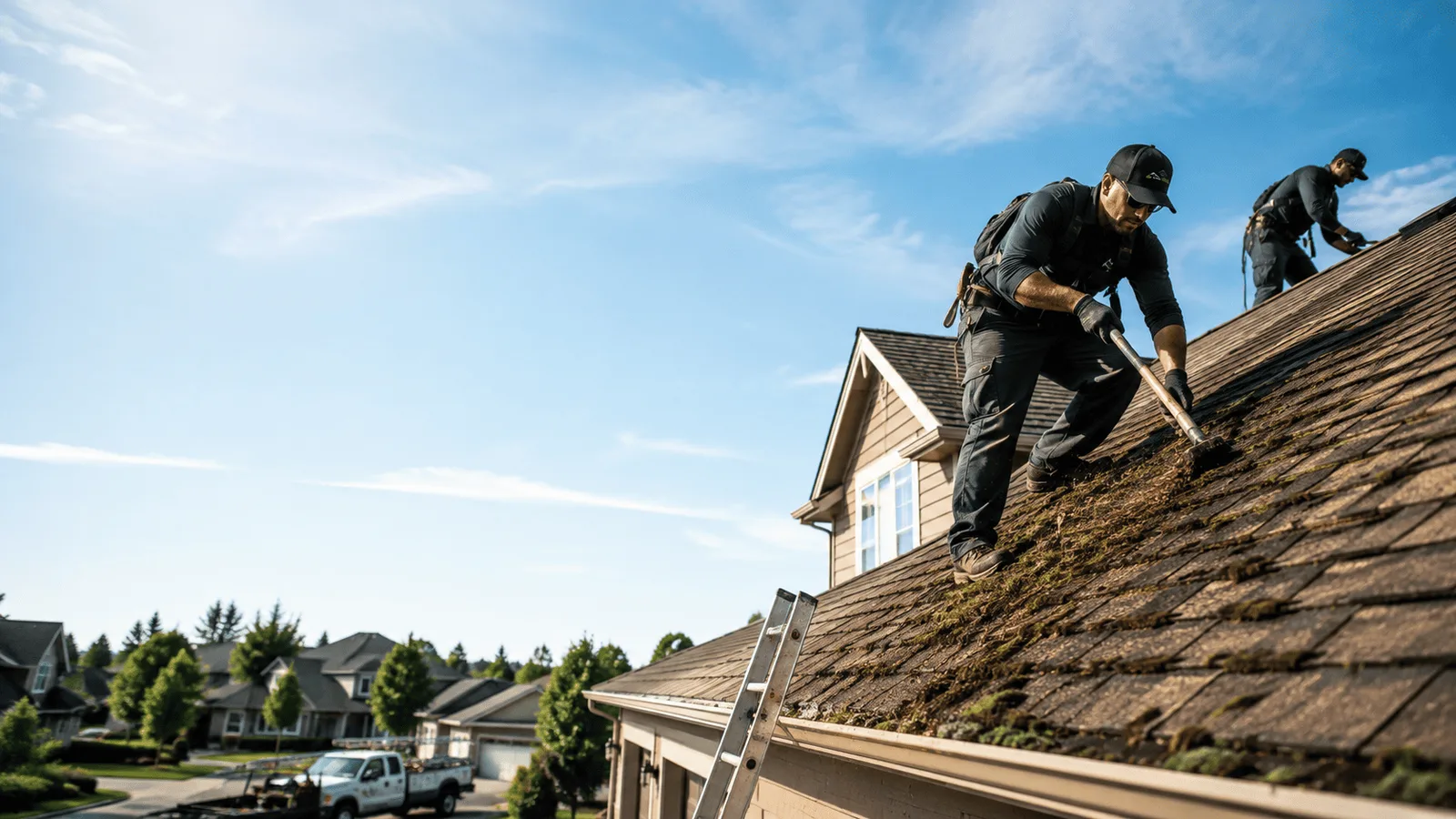 Roof Moss Removal in Madison, IL near me